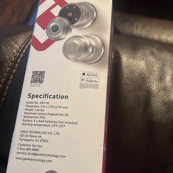 Geek smart knob 🤩fingerprint access and app control🤩 new🤩 - Picture 3 of 4